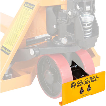 Pallet Jack Toe Guard Protector by Global Industrial – Alloy Steel, Yellow, Model 800540