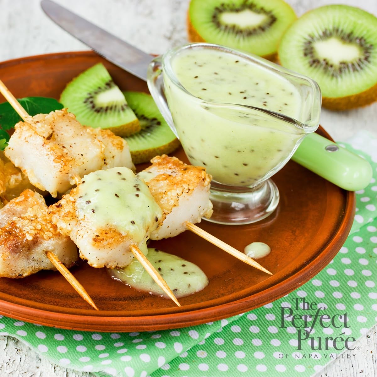 The Perfect Puree Kiwi / 6 x 30 Oz Case / No Color Desserts & Toppings