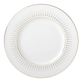 Golden Waterfall Accent Plate by Lenox – 1.15 LB, Bone China, White, Model 875883