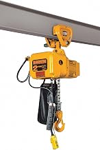 Harrington SNERP005S-15 SNER Electric Hoist w/Push Trolley - 1/2 Ton, 15' Lift, 15 ft/min, 230V
