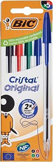 BIC Cristal Original Ball Pens x5