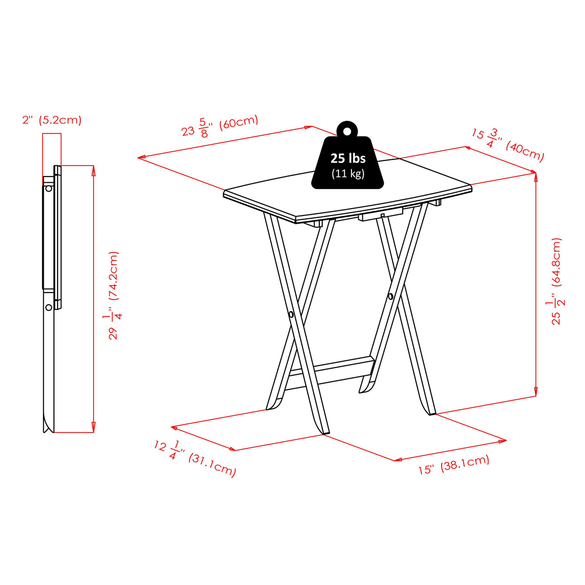 Winsome Oyster Gray (Brown Base) / unspecified / Transitional Nesting Tables