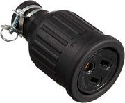 (Panasonic) Waterproof gomuko-dokonekutabodyi Grounded 2P Black wa3519 K