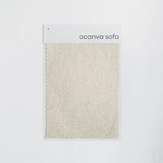 Modular Sectional Sofa Fabric Swatch, Linen-Like-Cream