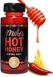 Mike's Hot Honey Extra Hot, America's #1 Brand of Hot Honey, Spicy Honey Infused with Chili Peppers, Sweet Heat, Perfect for Hot Sauce Lovers (10oz Bottle, 1 Pack) | America's #1 Brand of Hot Honey, Sweet heat, Certified Kosher, gluten-free, paleo-friendly, perfect for pizza, wings, & more.