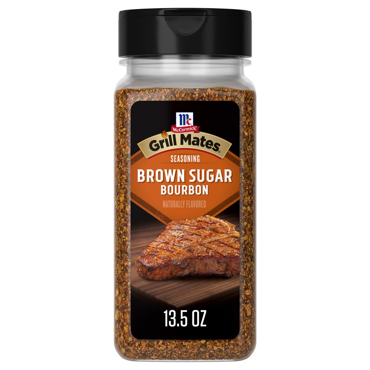 McCormick Brown Sugar Bourbon Seasoning by Grill Mates – 13.5 Ounce (Pack of 1), Model 00-IVPHHM-16