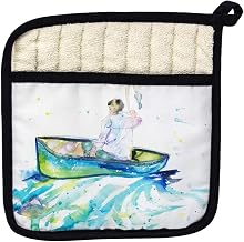 Betsy Drake PT125 Boy in Boat Pot Holder