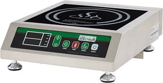 Winco 1800W Silver/Black Induction Cooktop Burner