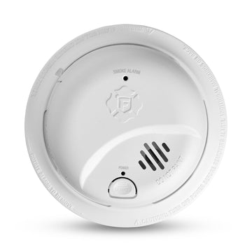 Hardwire Smoke Alarm with 10-Year Battery Backup by First Alert – 1-Pack, White, Model SMI105-AC