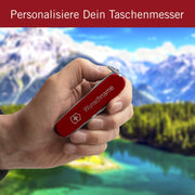Fieldmaster Taschenmesser mit Gravur I Geschenk für Männer zum Geburtstag I Messer by Victorinox – Stainless Steel, Silver, Model fieldmaster_gravur