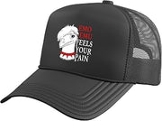 Emo Boy Emo Girl Emu Bird Emocore Punk Aesthetic Goth Trucker Hat with Adjustable Mesh Back