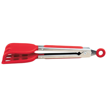 Waffle Tongs Mini Silicone Kitchen Tongs for Cooking Serving Flat Stainless Steel Small Tongs with Silicone Tips for Salads Belgian Waffles Air Fryer Appetizers Dishwasher Safe