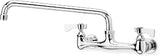 Krowne 12-816L - Silver Series 8"" Center Wall Mount Faucet 16"" Spout - 1 Each