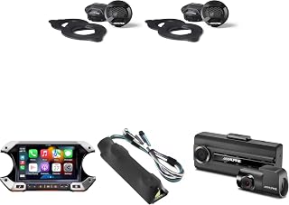 Alpine i509-WRA-JL Receiver 2-Pair SPV-10TW-WRA DVR Bundle | Premium audio integration bundle with i509-WRA-JL, two pairs of SPV-10TW-WRA speakers, and DVR-C310R.
