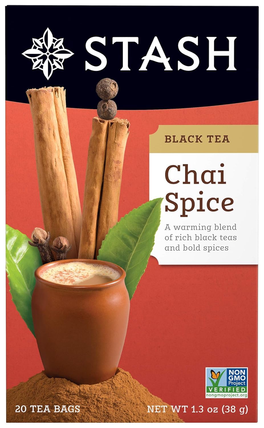 Tea Chai Spice Black Tea by Stash – 20 Count (Pack of 1), Model 8254