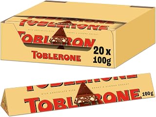 Toblerone Milk Chocolate 100 g (Pack of 20)