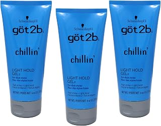 Got2B Got 2B Chillin Gel Light Hold 6 Ounce (Pack of 3)