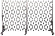 Mobile Folding Security Gate 6'6"H x 12'W in-Use, XL1270