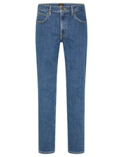 Brooklyn Straight Mid Jeans by Lee – Baumwolle, Mid Stonewash, Model L452