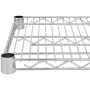 Commercial Chrome Wire Shelving 18 x 36 - NSF (2 Shelves) by L and J – Metal, chrome