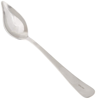 18-8 Stainless Steel Petite Saucier Spoon with Spout by Mercer Culinary – .4 oz, 4.0 ounces, Stainless Steel, Silver, Model M35143