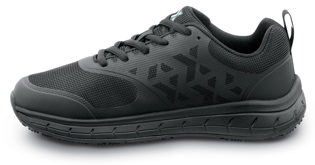 Womens Black Wake Soft Toe SRO Athletic 7.5 EW by SR Max – 7.5 X-Wide, Thermoplastic Polyurethane, Black, Model Maxtrax