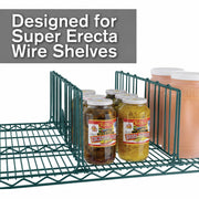 METRO Metroseal Green / 18" Width / Metroseal 3 Epoxy Shelf Dividers