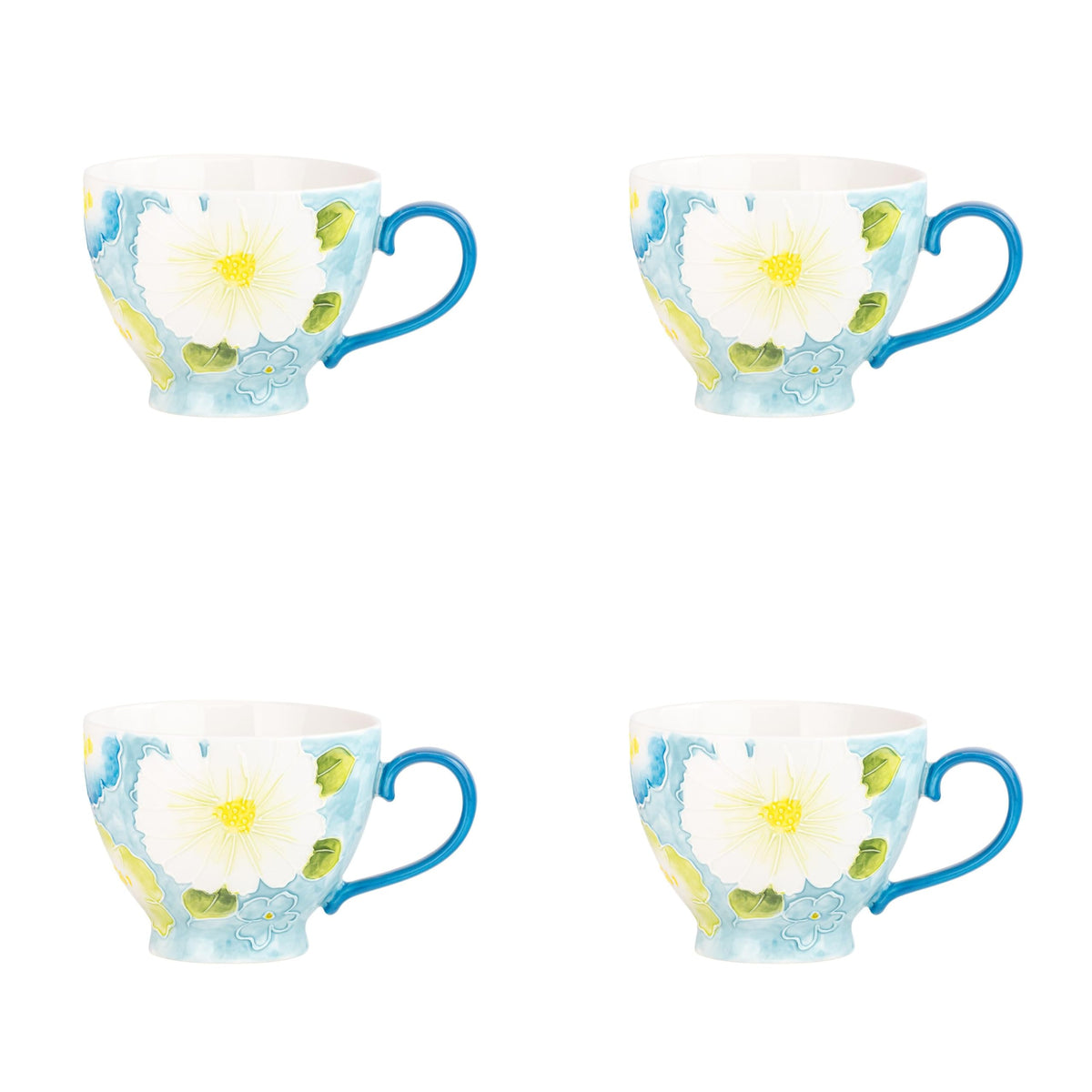10 Strawberry Street Daisy / Large / Chic Mug Sets