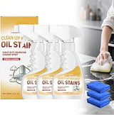 Heavy Oil Stain Cleaner Kitchen, Clean Up Kitchen Oil Stains, 2025 Upgrade kitchen Heavy Duty Cleaner Spray Portable Degreasing Spray, Stain Remover for Pot, Stoves and Range Hoods (3)