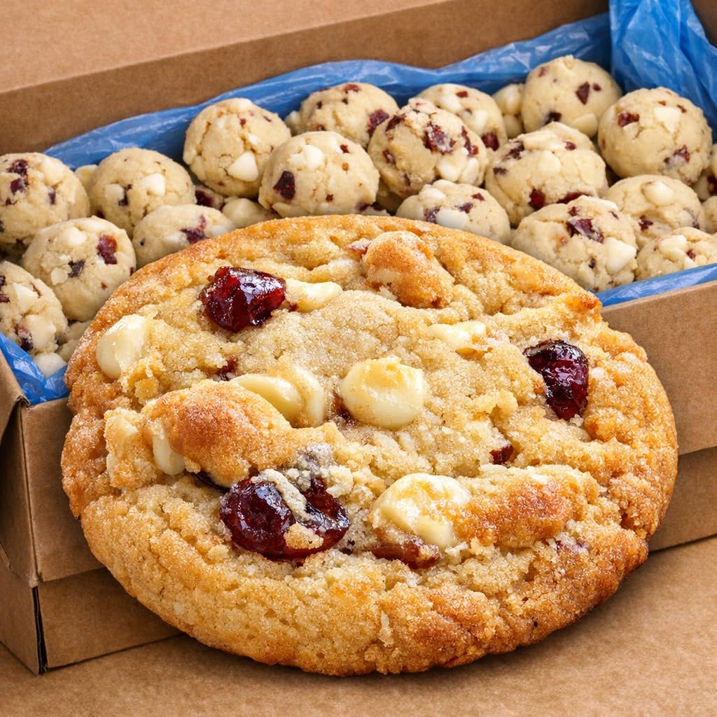 Frozen Strawberry Shortcake Cookie Dough - Pre-Portioned Ready-to-Bake Gourmet Cookies - Bulk Pack 240 x 1.33 oz by Otis Spunkmeyer – Small, Pack of 240