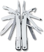 Victorinox Swiss Tool Spirit X Multitool, 24-Function Knife, Nylon Pouch | Swiss made pocket knife with pliers, wire cutter and metal saw. Compact multitool for extreme functionality and utility
