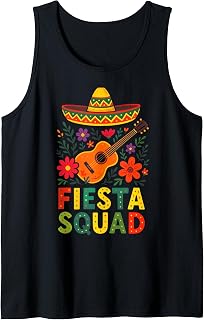 Fiesta Squad - Cinco de Mayo Party Mexican Tank Top