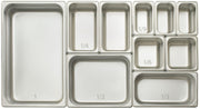 Winco 4" Deep / 12 / Silver Storage & Transport