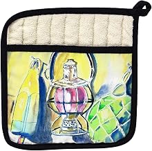 Betsy Drake PT062 Lantern & Bowies Pot Holder