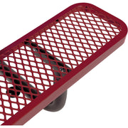 Global Industrial Red / 96 inches x 60 inches x 29.5 inches / Industrial Picnic Tables