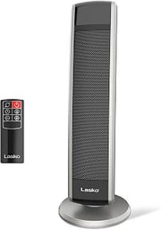 Lasko Oscillating Digital Ceramic Tower Space Heater - 29” - 5586 - Black