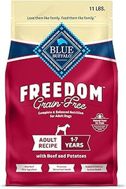 Blue Buffalo Freedom Beef Adult Grain-Free Dry Dog Food, 11 lb
