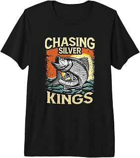Retro Chasing Silver Kings Tarpon Fishing Premium Tri-blend T-Shirt