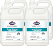 Clorox Healthcare Spore Defense Cleaner Disinfectant, Closed System Refill Bottle, 128 Fluid Ounces, Pack of 4 (Package May Vary)
