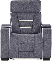 Global Furniture USA U1895 Grey P2 Recliner with is and LED