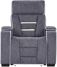 Global Furniture USA U1895 Grey P2 Recliner with is and LED