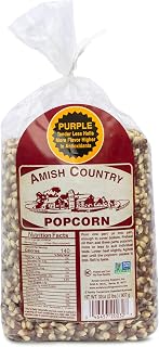 Amish Country Popcorn 2 lbs Bag | Purple Popcorn Kernels | Old Fashioned, Non-GMO and Gluten Free (Purple - 2 lbs Bag)