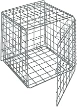 Hubert Lockable Security Cage Chrome Wire - 18"L x 18"W x 15"H