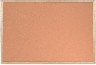 MasterVision Cork Push Pin Bulletin Board, 12" x 18", Pine Wood Frame, Wall Mount Kit Included