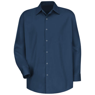 Men's Specialized Cotton Work Shirt by Red Kap – Small, Cotton, Navy, Model SC16NV RG S