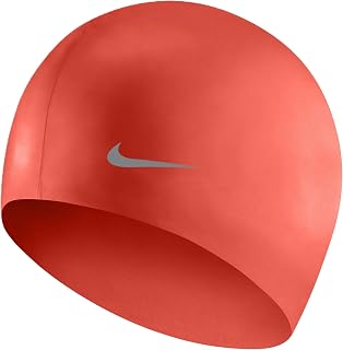 Nike Silicone Youth Swim Cap, Bright Crimson