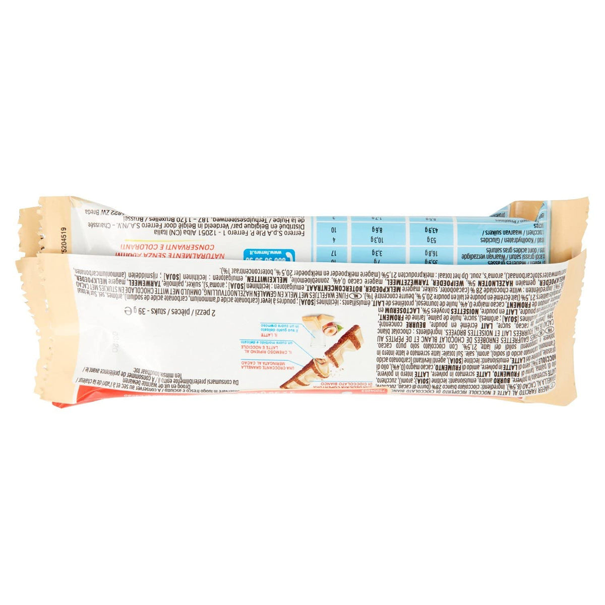 Bueno WHITE by Kinder – 1.5 Ounce (Pack of 30), Pack of 30, Model 4105278