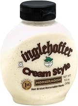 Inglehoffer Cream Style Horseradish, 9.5 Ounce Squeeze Bottles (Pack of 6)