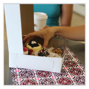 SOUTHERN CHAMPION TRAY 8" Length x 8" Width x 2-1/2" Height / White,Brown / 0.01 liters Bakery Take Out Containers