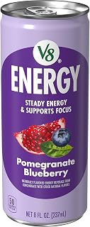 V8 Energy Pomegranate Blueberry Energy Drink, 8 fl oz Can